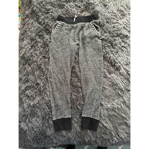 Girls crew cuts black/gray jogger pants SIZE 7